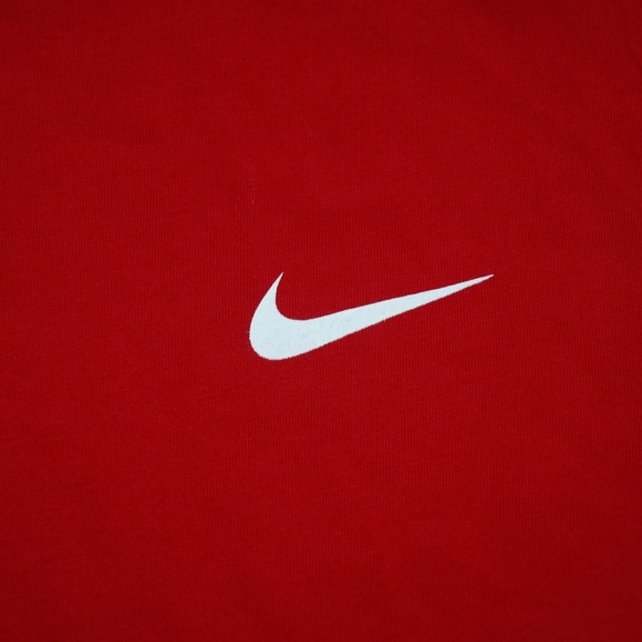 Nike mens t shirt size large short sleeve red nwt - Picture 2 of 3